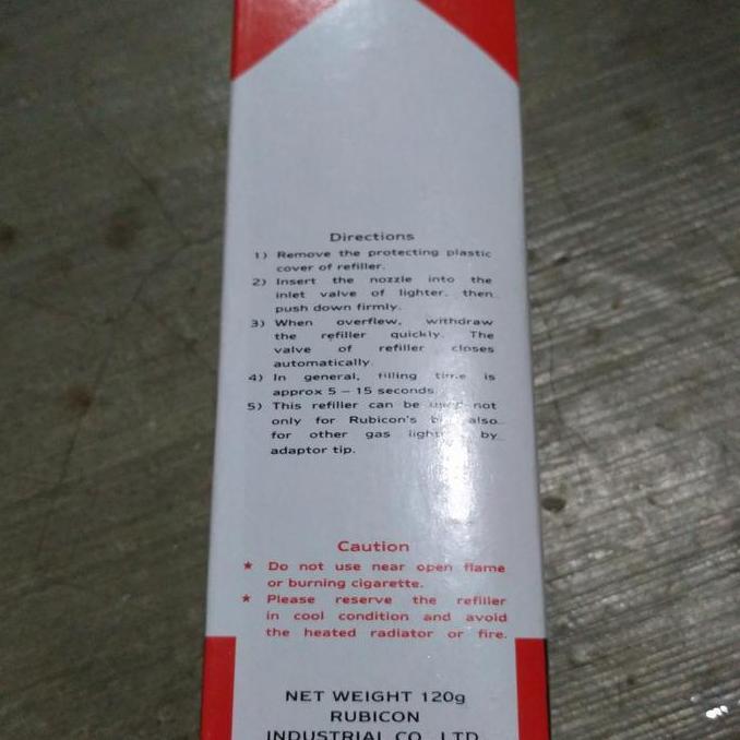 Cucina- Isi Korek Gas Robinson Tanggung, Refill Korek Gas, Isi Gas Robinson