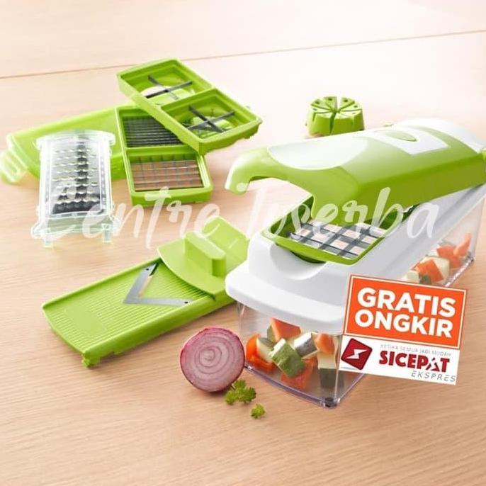 Alat Pemotong Sayur,Buah,Apel,Wortel,Kentang,Tomat Dll Nicer Dicer Terlaris
