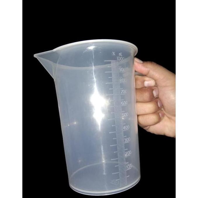 Gelas Takar Ukur Takaran Plastik 1000 Ml/ 1 Liter Terlaris