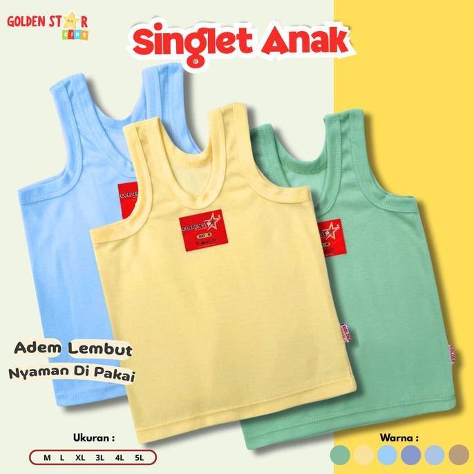 Clothes- 6-12 Pcs Kaos Dalam Anak Cowok Laki Laki Kaos Singlet Anak 612 Tahun Kaos Dalam Anak Katun 
