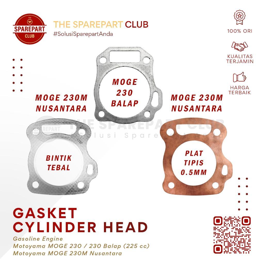 Packing Perpack Kop Engine Motoyama MOGE 230 Balap MOGE 230M 230 M Nusantara - Gasket Cylinder Head