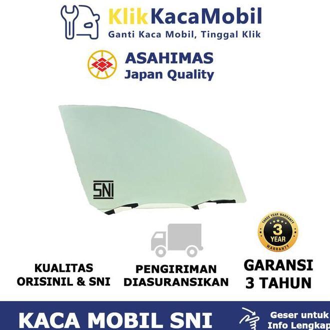 Kaca Pintu Belakang Kaca Kiri Mobil Daihatsu Taruna - Asahimas Bergaransi