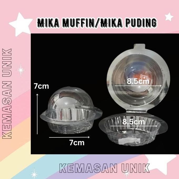 Mika Puding Mika setengah Bola (50pcs) Mika bolu mika cup cake