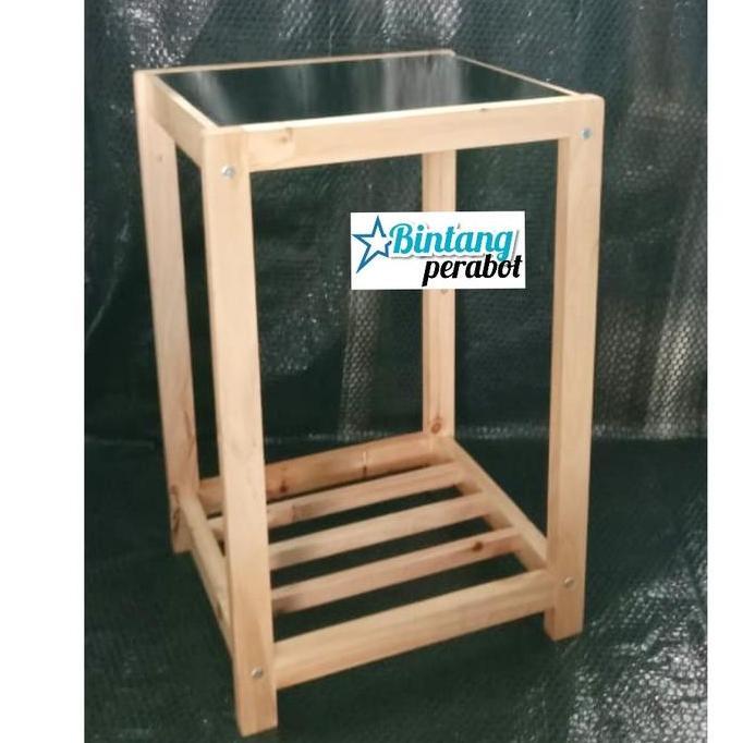 MEJA DISPENSER - RAK DISPENSER - MEJA KOMPOR - MEJA KAYU SERBAGUNA