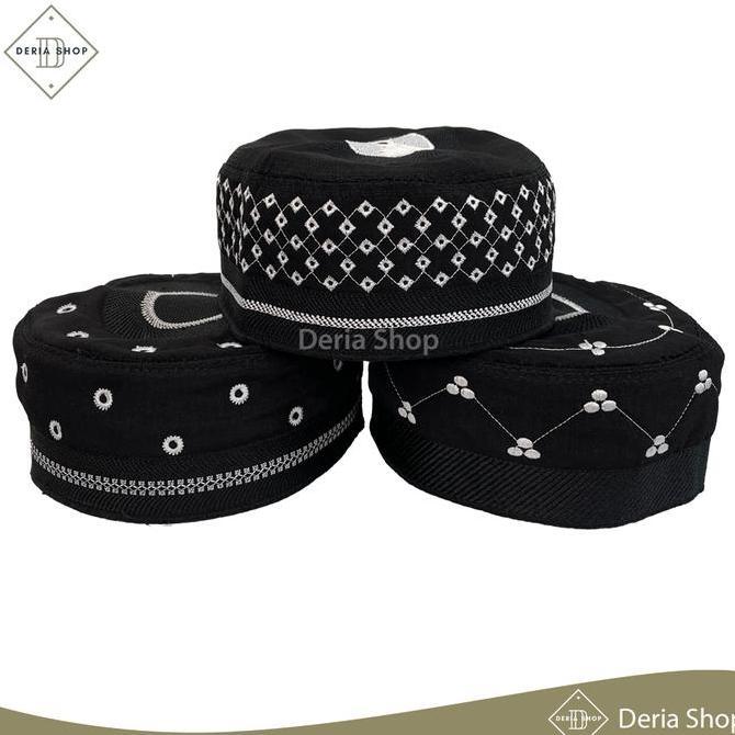 Otokonoko- Peci Madinah Bugis Haji Kopiah Medina Santri Pesantren Dewasa Anak Laki Motif Model Bordi