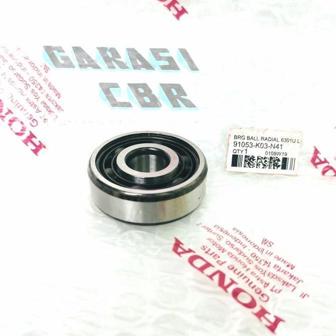 91053K03N41- Bearing Ball Radial 6301U L Sonic 150R CB150R CBR 150R