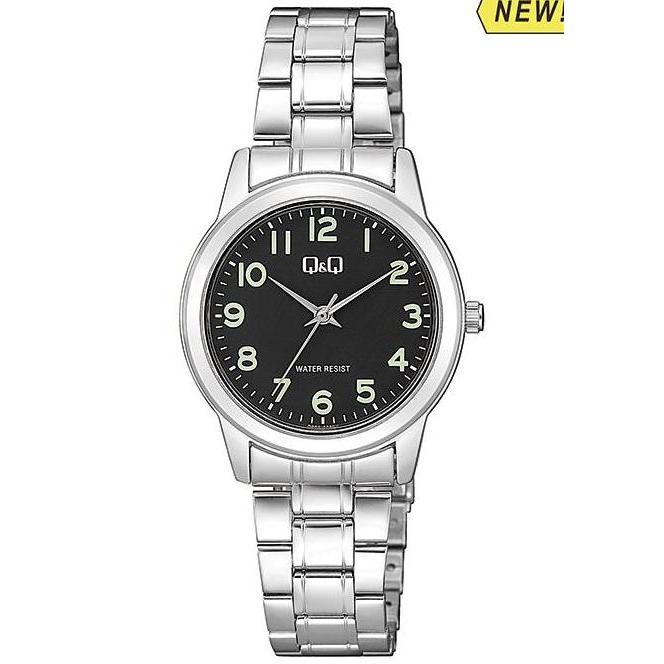 Jam Tangan Wanita Q&Q QnQ QQ Analog Rantai Silver QA66A Original