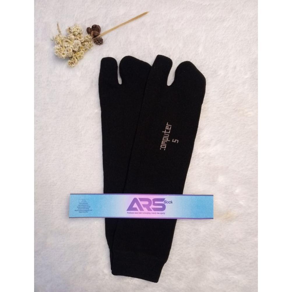 TERBARU ARS Kaos Kaki Muslimah Jempol Polos Hitam Bahan Polyester Computers Desain