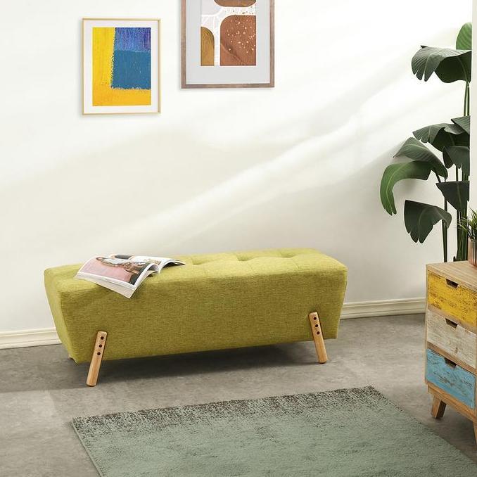 Kursi Panjang / Stool Minimalis GOLDEN BENCH STOOL - Isiruma Busa