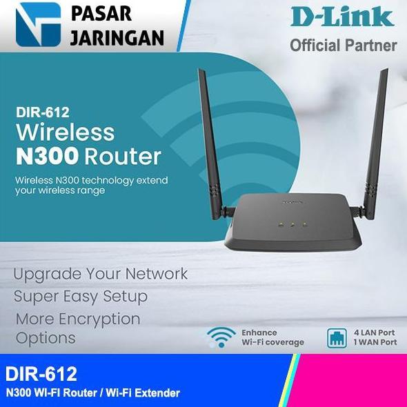 Ready DLINK DIR-612 DIR 612 Wireless N300 Router 300Mbps WIFI ROUTER