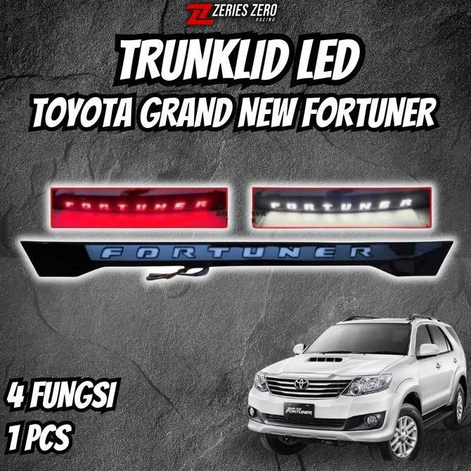 Promo Trunklid Led Belakang Grand New Fortuner (2008-2014) 4 Fungsi Lampu