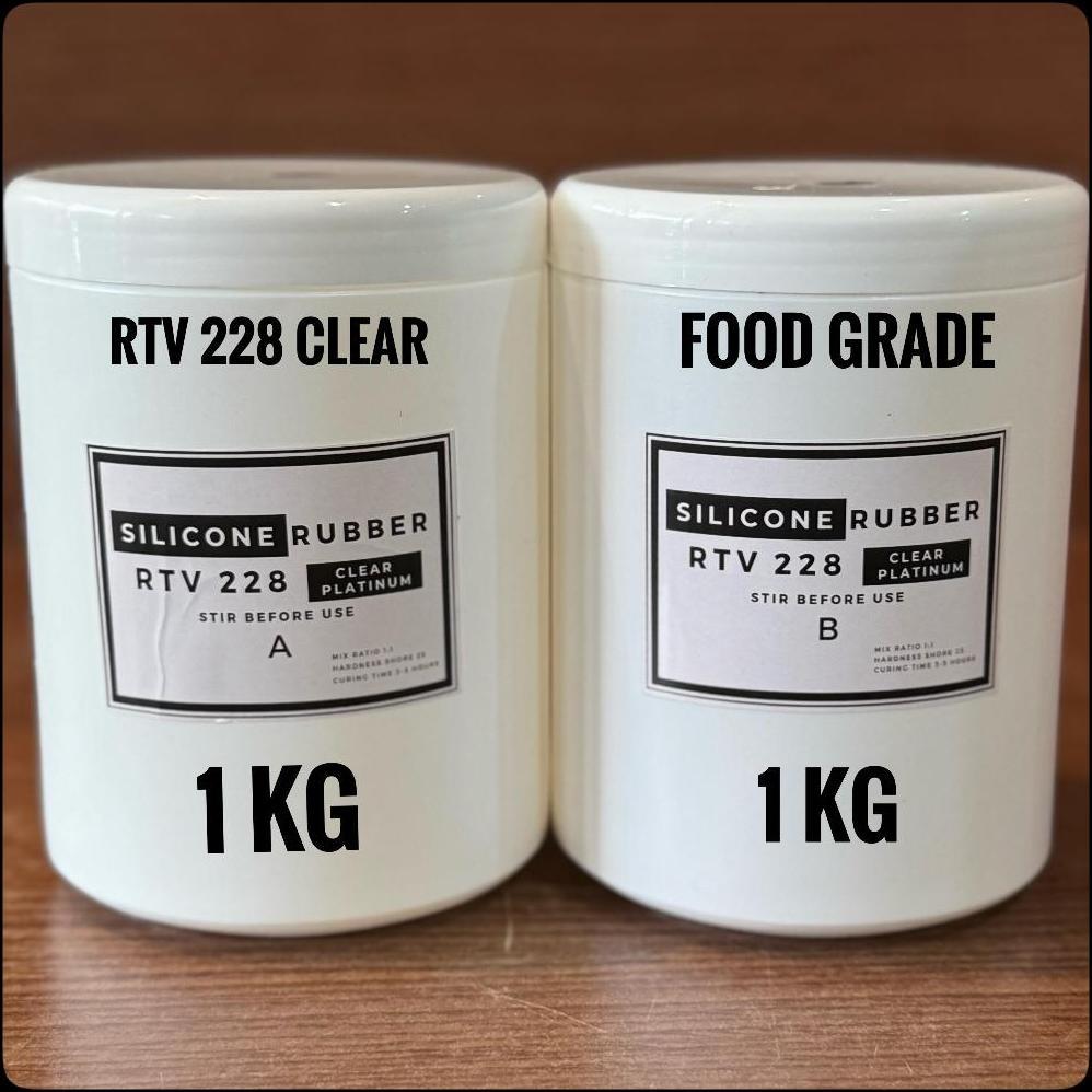 SILICONE RUBBER RTV 228 CLEAR FOOD GRADE 2 KG