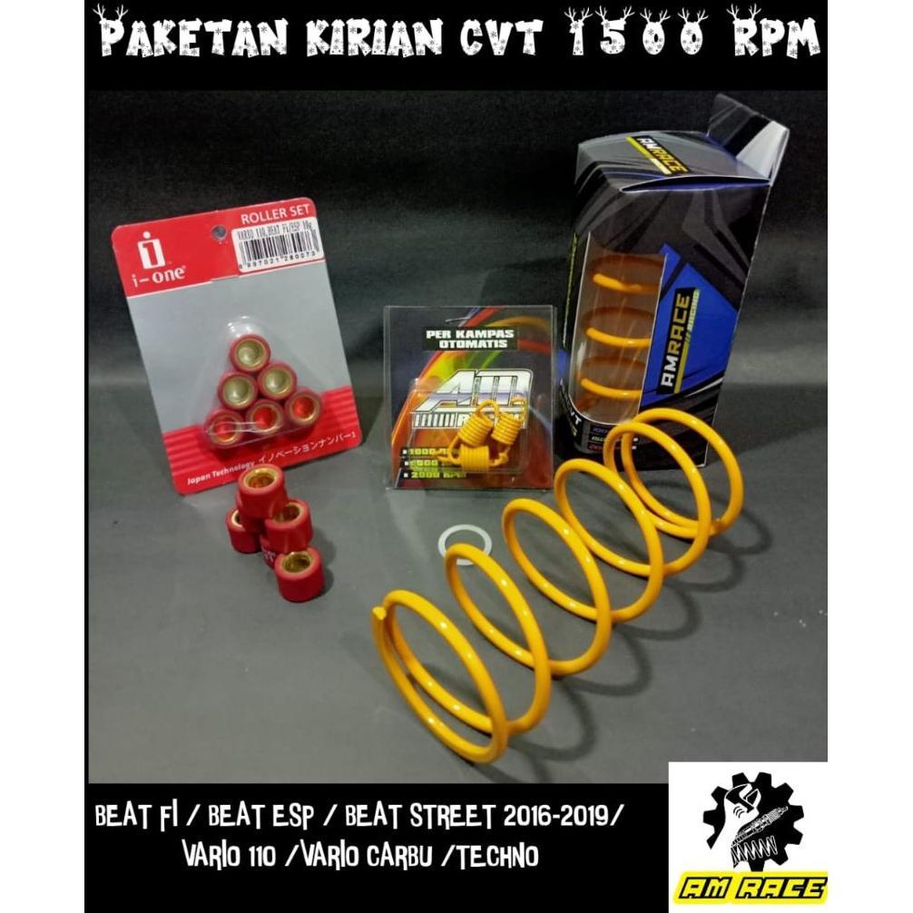 VELMOURACOLLCET PAKET PER CVT RACING KIRIAN UPGRADE KAMPAS GANDA OTOMATIS VARIO 110 KARBU VARIO TECH
