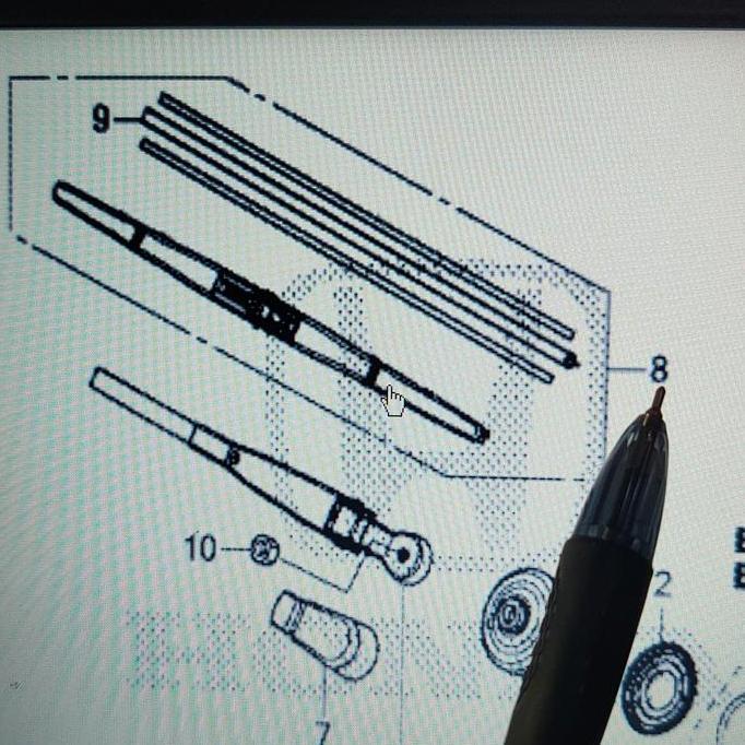 Wiper Blade Belakang Honda CRV Gen 3