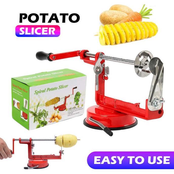 Pemotong Kentang Spiral Potato Slicer Alat Ulir Kentang - Potato Slicer Alat Pemotong Kentang Spiral