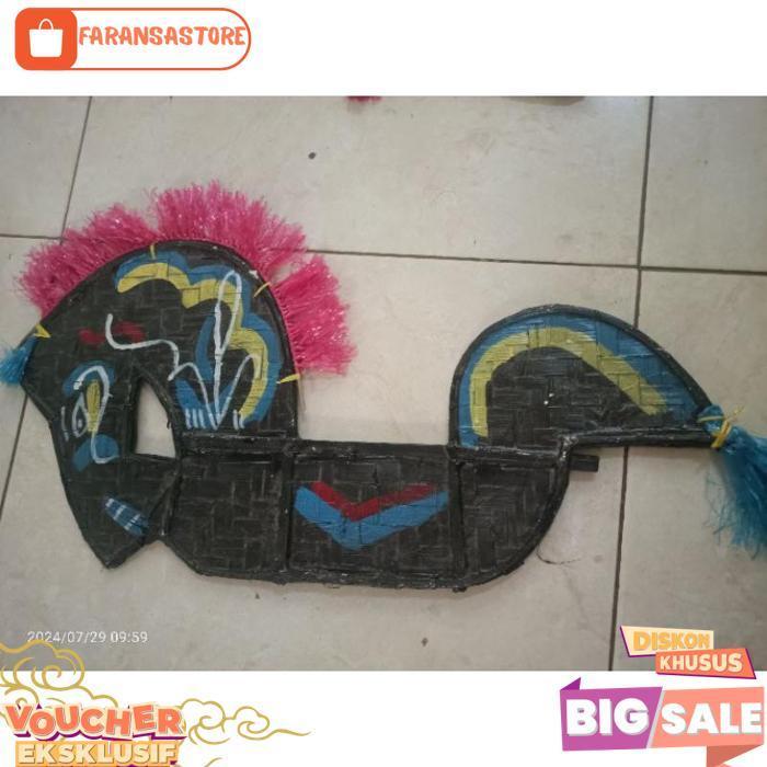 Grosir Mainan Jaranan Anak/ Harga Grosir Bisa Cod/Pengrajin Kuda Lumping Murah/Kuda Kepang Anak/Jara