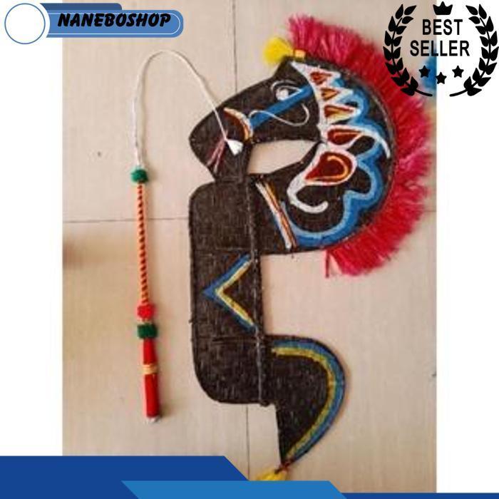 Jaranan Besar 88 Cm Kuda Lumping Free Pecut / Jaranan Jatil Besar Harga Grosir / Jaranan / Kuda Lump
