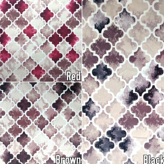Kain Beludru Motif Abstrak Modern - Amara (Bantal Sofa, Kursi, Jok)