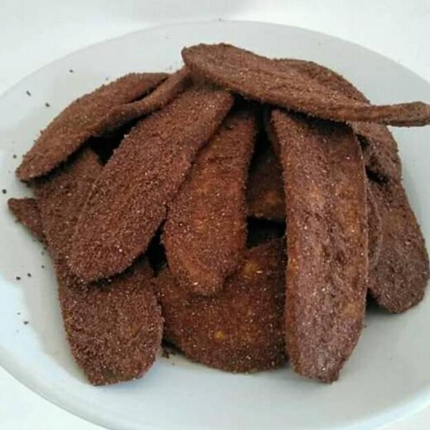 Paket Bundling 5pcs Keripik Pisang Kepok Khas Lampung 200gr Coklat Food Snack Pedas Kripik Cokelat B