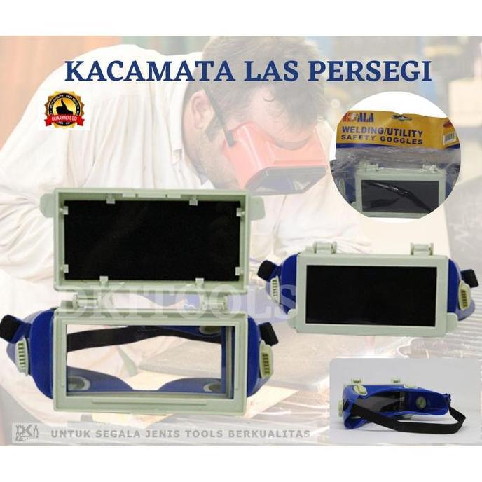 Koala Kacamata Las Persegi / Kacamata Safety / Kacamata Pengaman Las