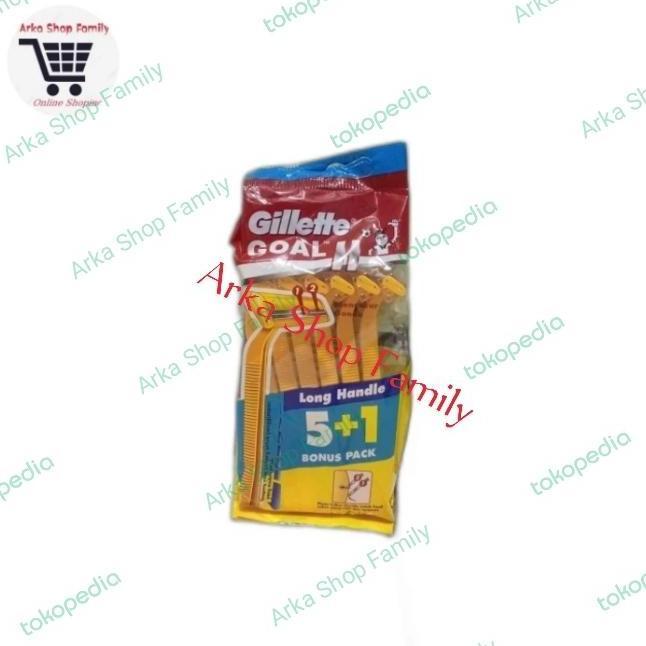 GILLETTE Goal 2 II Isi 6 5+1 pcs Gillete Gilette Gilete Pisau Cukur