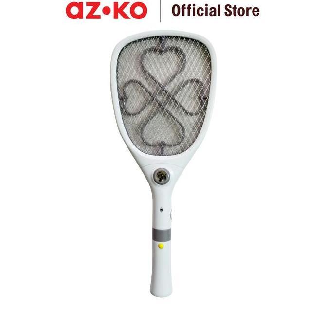 NEW AZKO KRISBOW RAKET NYAMUK RECHARGEABLE DENGAN SOKET BUG ZAPPER MOSQUITO KILLER MOSQUITO RACKET S