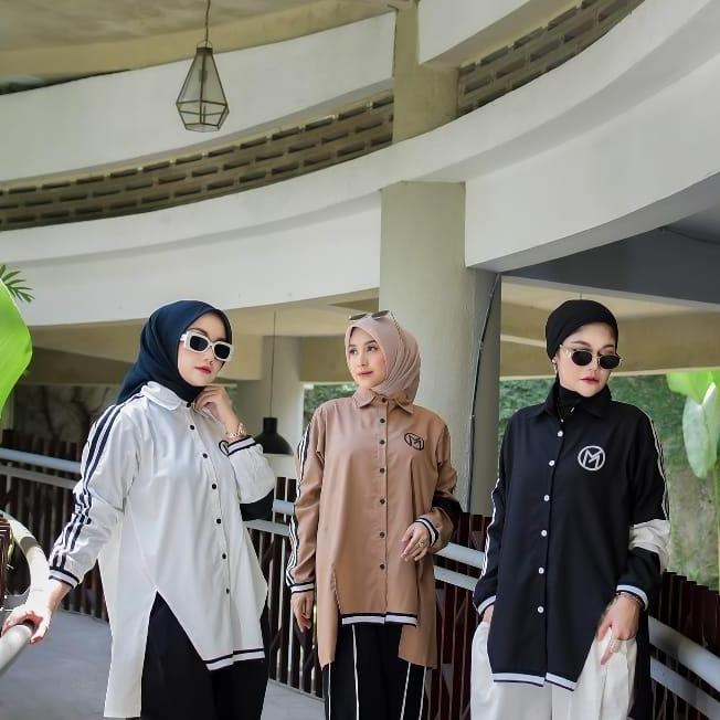 Serie Damara by Numiaa Fashion I Baju Wanita Muslim Setelan Celana Blazer dan Kemeja