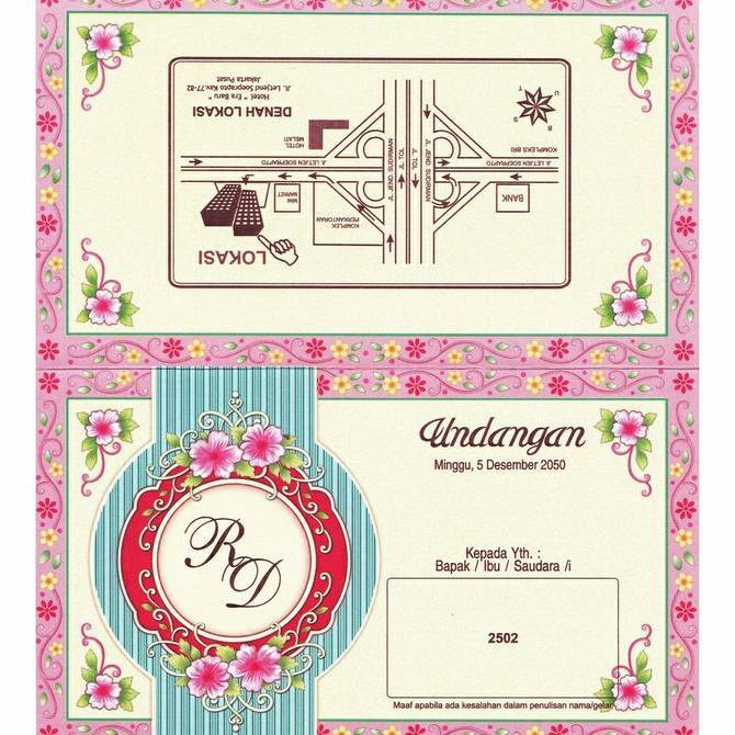 Ready Blangko Undangan Erba 88202