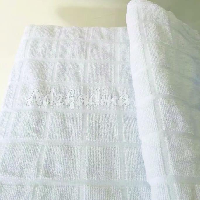Ihram Dewasa Motif Polos Kotak Baju IIhrom Dewasa Kain Ihram Pria Dewasa Tebal Dan Halus