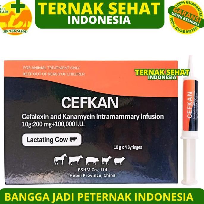 CEFKAN 10 GRAM - Obat Hewan Mastitis Kambing Sapi - Obat Mastitis Laktasi Ampuh Kambing Sapi Like Bi