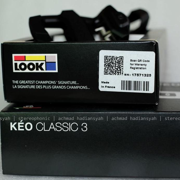 Pedal Clipless Road LOOK classic 3 inc Pedal Cleat LOOK Cleat Roadbike Pedal LOOK KEO Classic 3 Peda