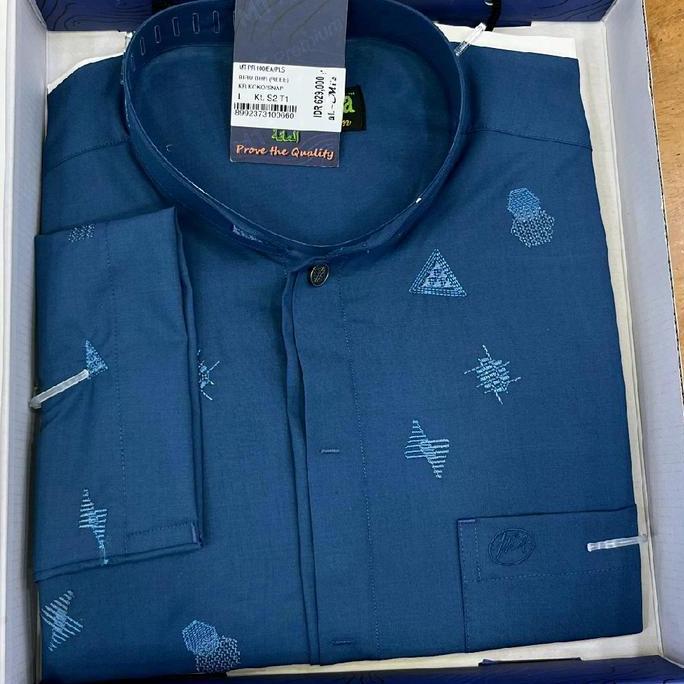 Koko Al Mia MT Premium Lengan Panjang - Baju Muslim Pria Katun Super Berkualitas - Bordir