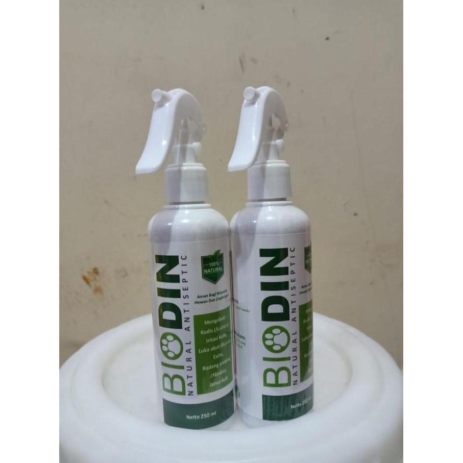 Biodin Spray Untuk Sapi 250ml Natural Obat PMK Sapi Ampuh Obat PMK Kambing