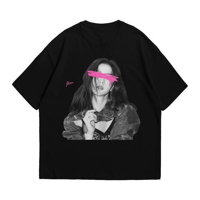 New Tshirt BLACKPINK Kaos Kpop Oversize Boxy JISOO Kimbap Gang