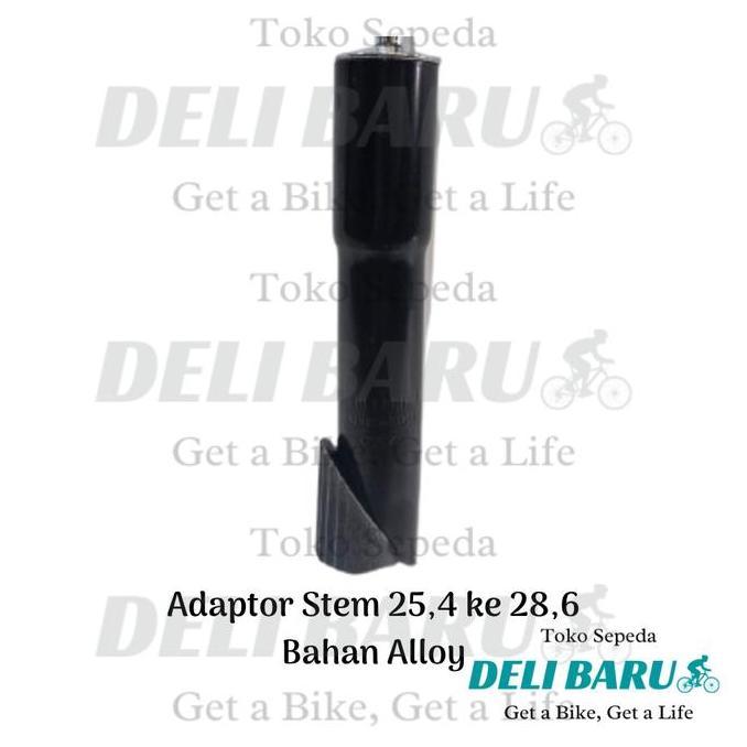 Adaptor stem 25.4 panjang 14 cm sambungan tiang stang sepeda federal