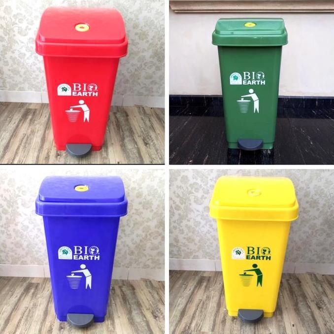 KARGO-TEMPAT SAMPAH INJAK GREEN LEAF BIO 50ltr/TONG SAMPAH INJAK