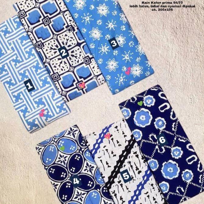 Sarung santri sarung santri putri batik cap 2 warna series katun prima halus Nyaman Tebal