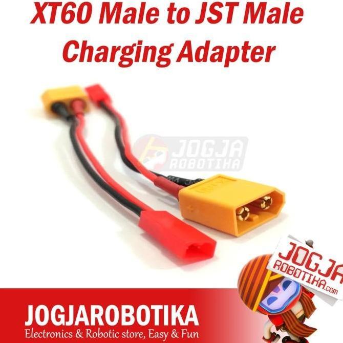 CORELA Kabel Konektor Connector XT60 XT-60 Male to JST Male to XT60 XT-60 Male Charging Adapter 10Cm