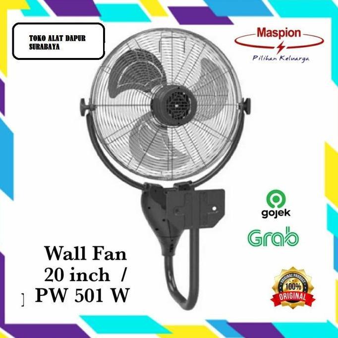 XARIELTA Maspion Kipas Angin Industrial Fan 20 Inch Jumbo PW 501W 501 W PW501W