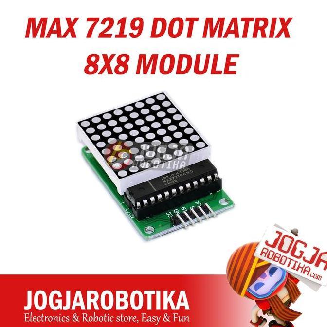 NARBU MAX 7219 MAX7219 DOT MATRIX 8X8 MODULE