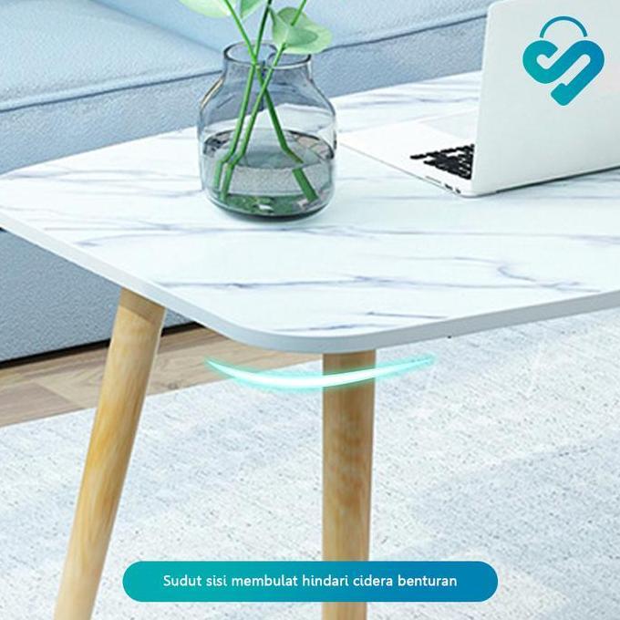 AMDUCOP [EXCLUSIVE KAMEGHOME] COD Meja Ruang Tamu Minimalis | Coffee Table | Meja Estetik Nordic | M
