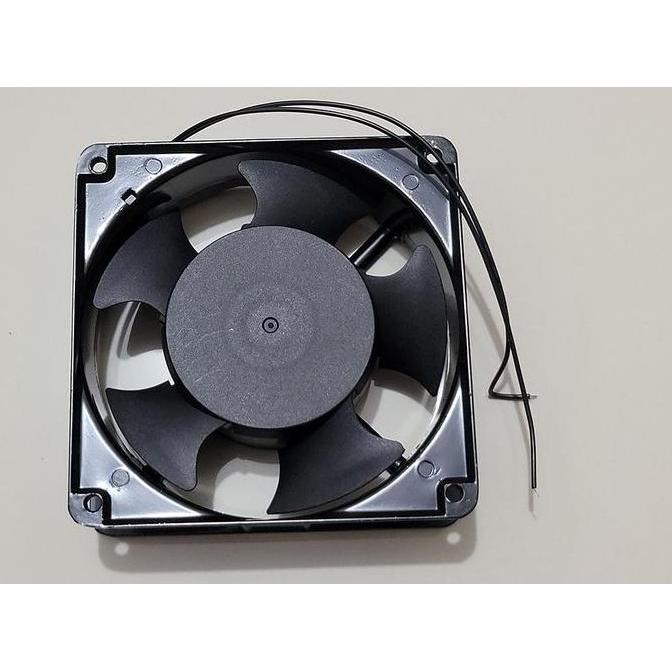 TERLARIS KIPAS ANGIN 12CM BESI 220V AC + GRILL BESI KLOP COOLING FAN EXHAUST COOLER ANGIN LISTRIK 12
