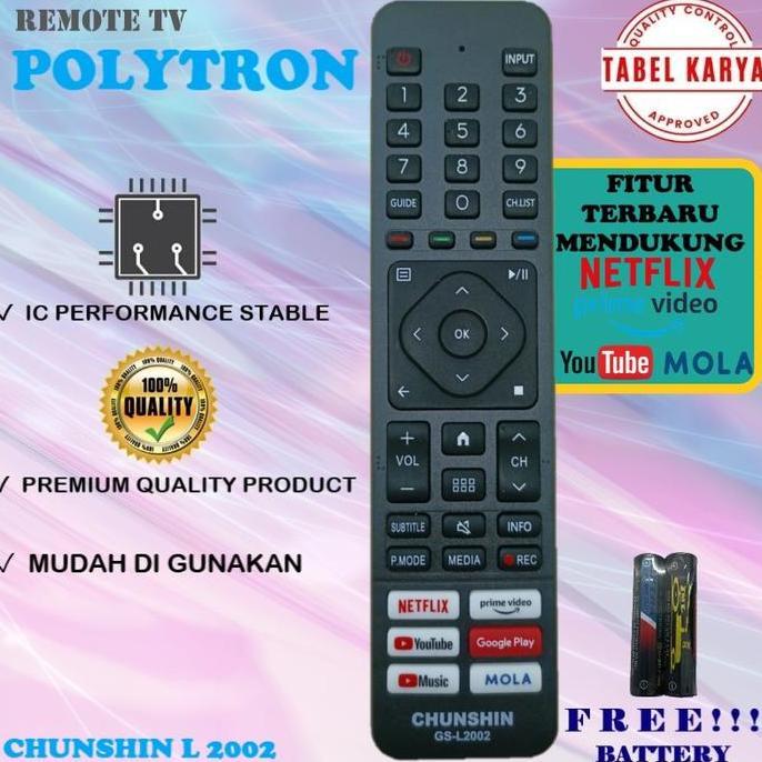 RAXSTAR REMOTE REMOT SMART TV DIGITAL POLYTRON LCD LED TERBARU