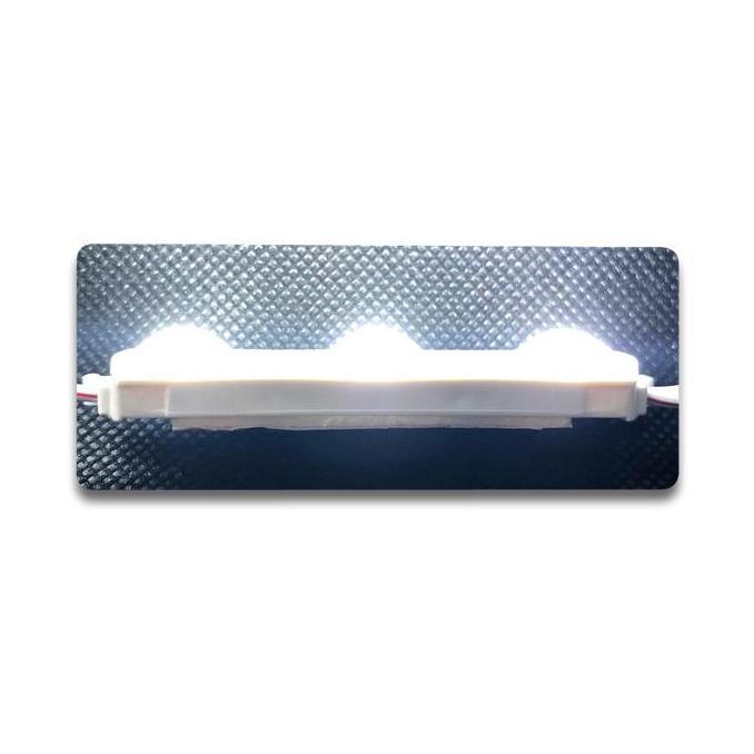 SAMSUNG BRILUX 2835 OPTIC DOVE LED MODULE 3 MATA KECIL PUTIH - H18