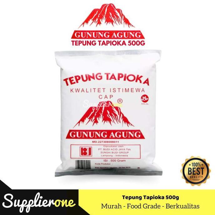 Ready Tepung Tapioka Cap Gunung Agung 500gr / Tepung Tapioka / Tepung