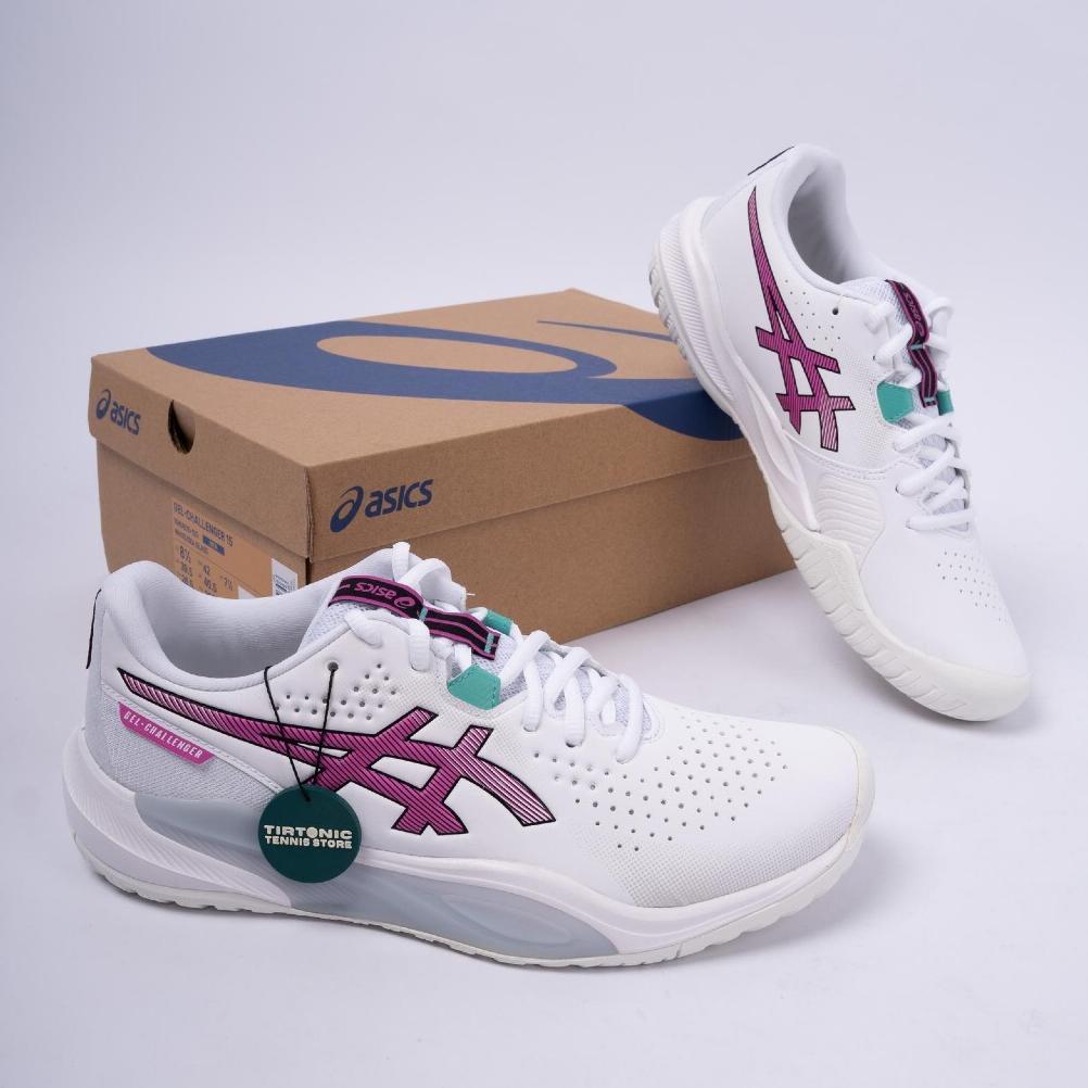 CUCI GUDANG Sepatu Tenis Asics Gel Challenger 15 Tennis White BNIB ORIGINAL