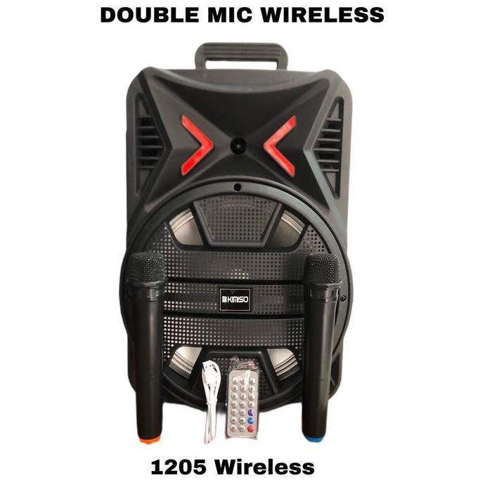 XARIELTA SPEAKER BLUETOOTH KIMISO QS-1205 ''12inch  Speaker Plus Microphone Wireless