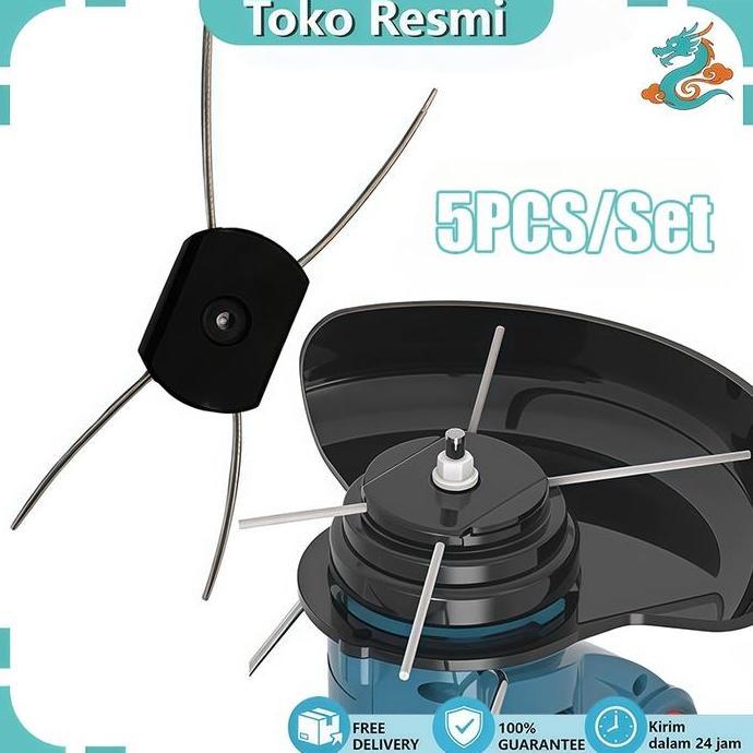 XARIELTA 5Pcs Senar Potong Rumput Nylon Tali Mesin Potong Rumput Senar Ubtuk Tali Nylon untuk pembua