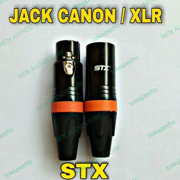 TERBARU|TERMURAH|BARU|PREMIUM|ORIGINAL|GARANSI|DISKON|PROMO JACK XLR STX ORINAL JACK CANON STX JEK M