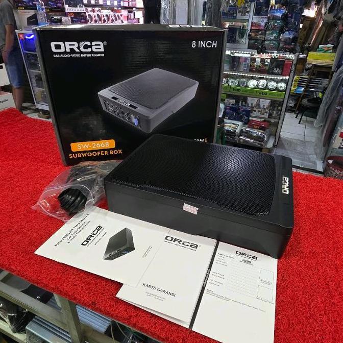 Subwoofer Kolong Aktif ORCA SW-2663 Subwoofer Aktif ORCA 8 in